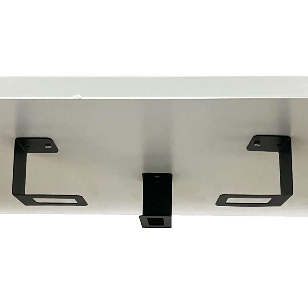 Laptop Holder Under Desk Laptop Mount Organizer Rack Storage Shelf, Add On Under Table Laptops, Keyboard, Routers, Modems, Cable Box - image 4