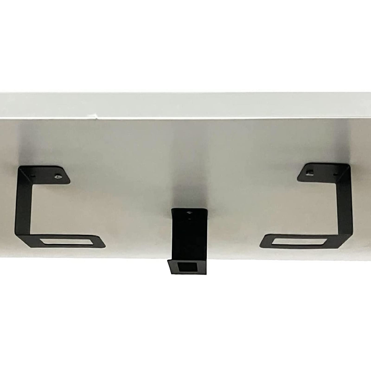 Laptop Holder Under Desk Laptop Mount Organizer Rack Storage Shelf, Add On Under Table Laptops, Keyboard, Routers, Modems, Cable Box - image 4