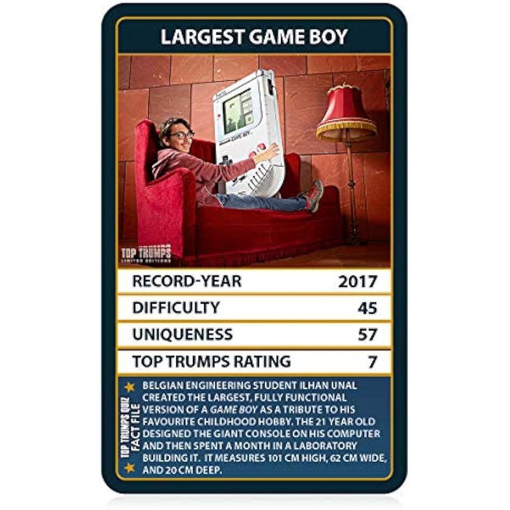 Top Trumps Guinness World Records Card Game – Educational Toy for Ages 6+