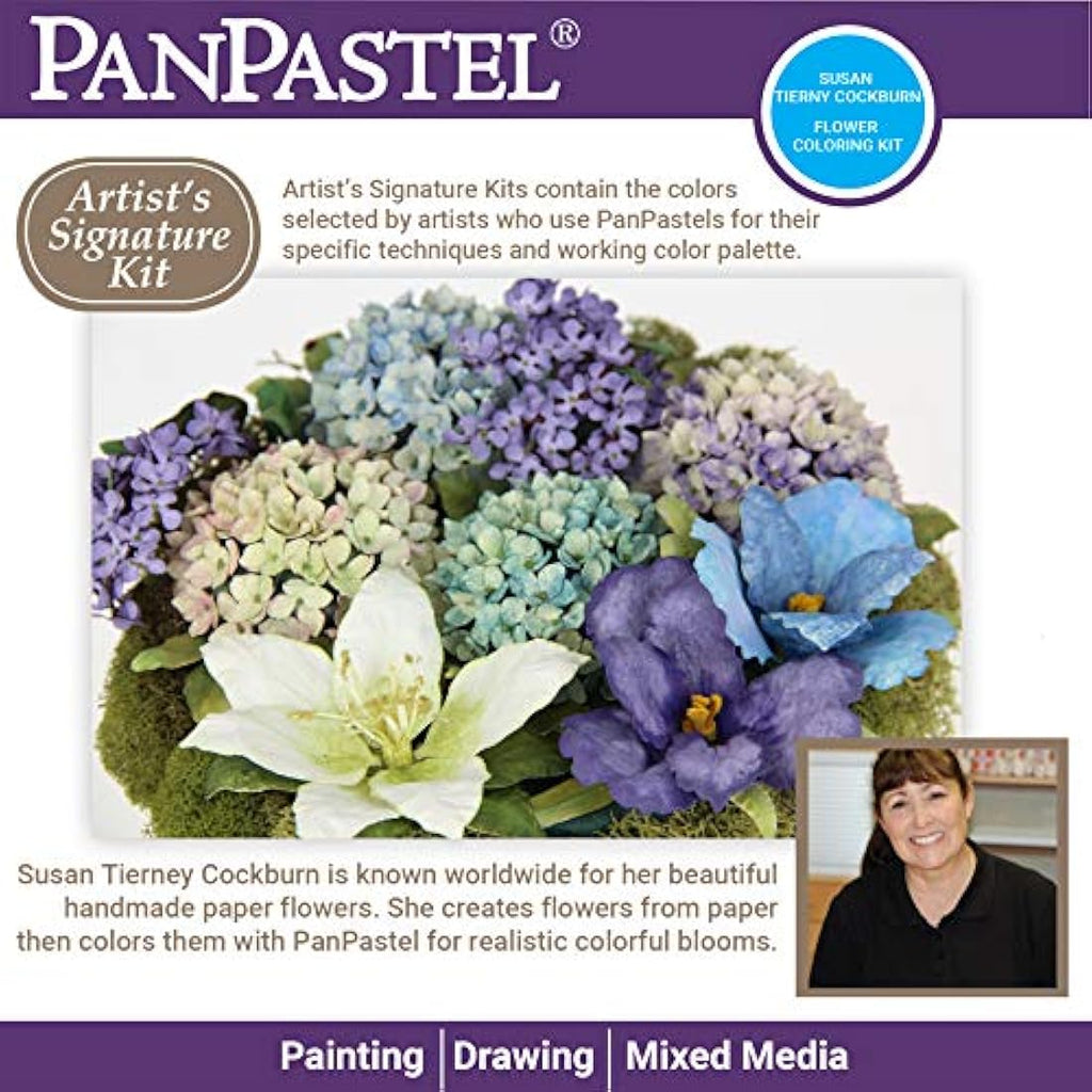 Colorfin PanPastel Ultra Soft Artist Pastel Set - Flower Coloring #2