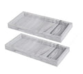 Silicone Bathroom Vanity Tray – 2-Piece Anti-Slip Organizer