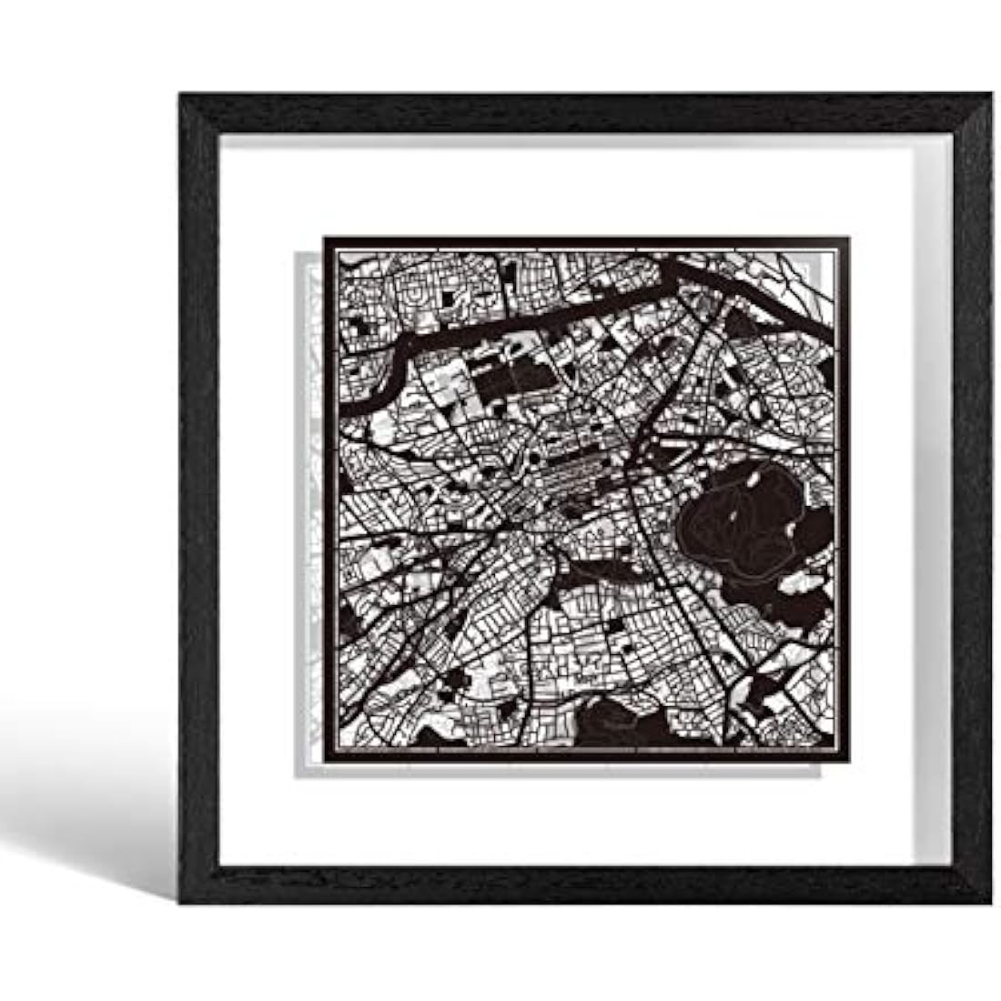 Edinburgh Marco de Papel para Mapas – Jolof Store Arte Minimalista