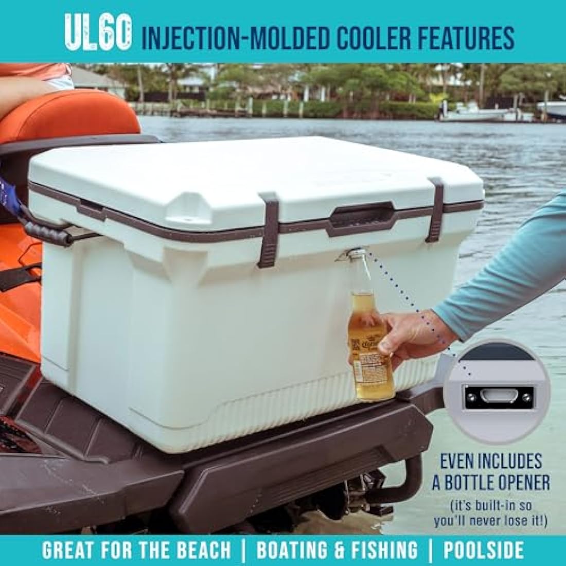 ENGEL 56.8L Ultra-Light Cooler Box – Large Injection Molded Ice Chest