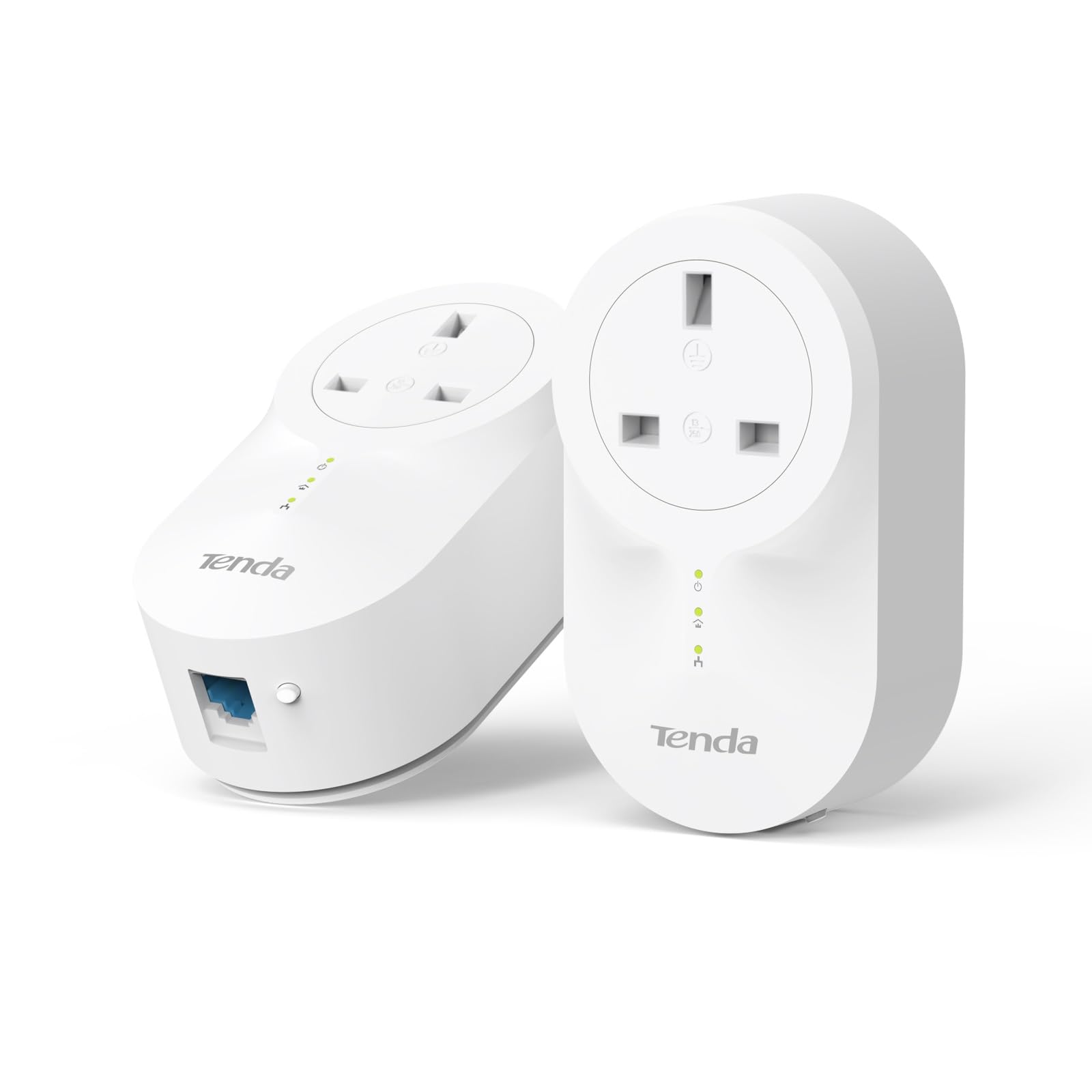 Tenda PH6 AV1000 Passthrough Powerline Adapter Kit | Gigabit Port - 2 Pack