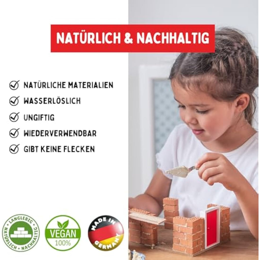 Teifoc Fire Station Stone Building Blocks Kit - 220 Piece STEM Toy