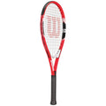 Wilson Federer Adult Tennis Racket – Aluminium, Red/Black, Grip Size 3