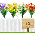12Pcs Artificial Calla Lily Flowers – UV Resistant Faux Plants