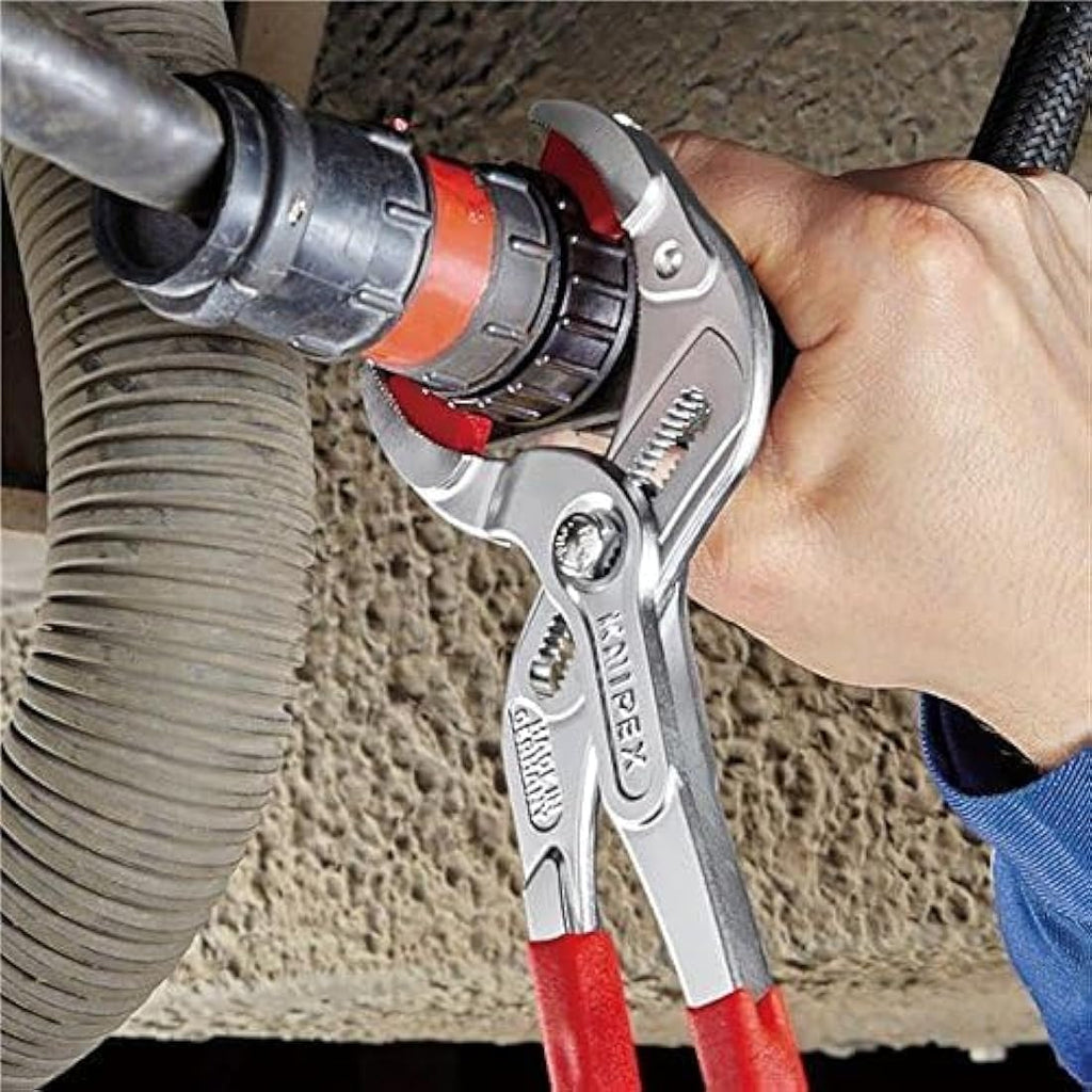 Knipex Siphon and Connector Pliers – 250mm Chrome-Plated Hand Tool