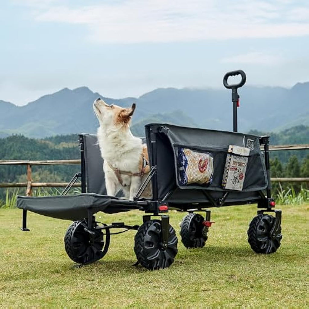 Timber Ridge 300L Folding Festival Trolley | 135kg Heavy Duty Wagon