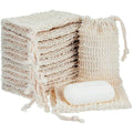KIPETTO Natural Sisal Soap Saver Bag – 15Pcs Exfoliating Soap Pouch