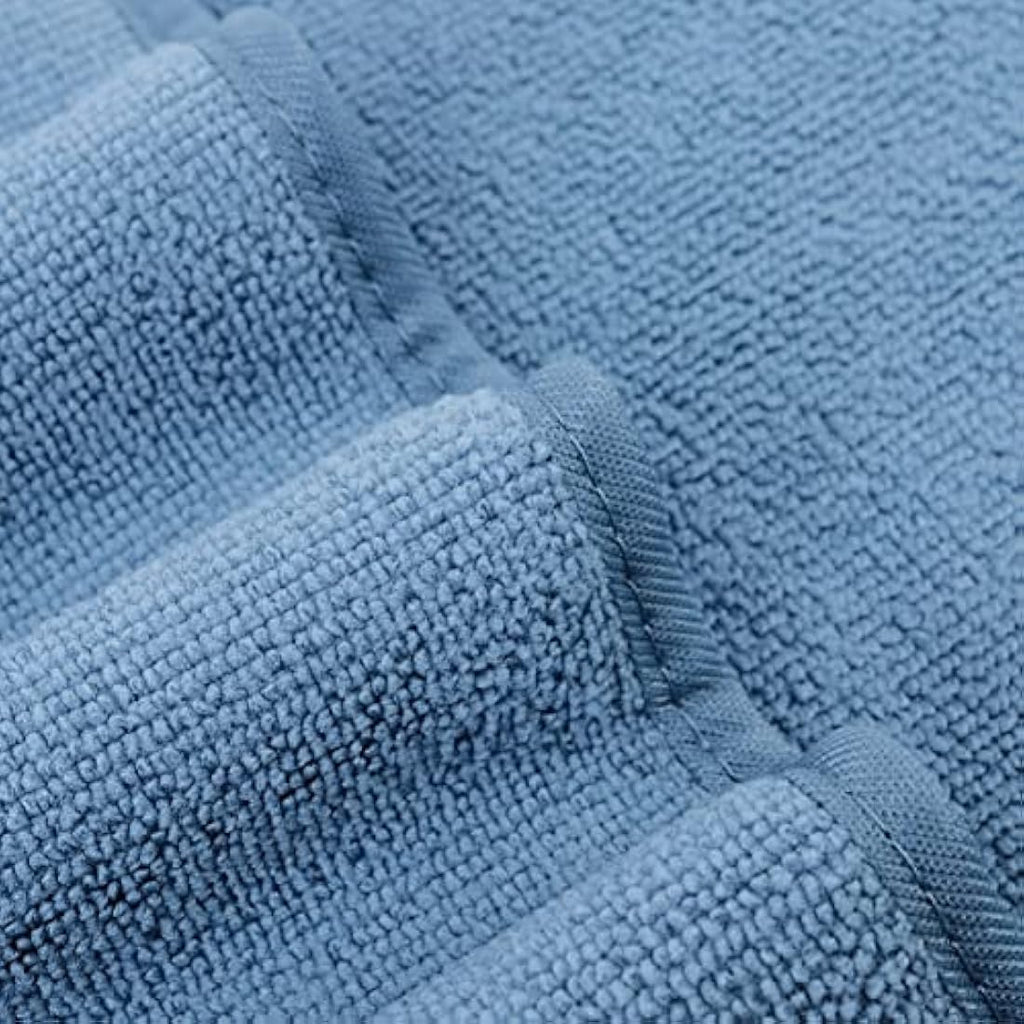 Polyte Quick Dry Microfibre Bath Towel - 4 Pack, 76 x 145 cm (Blue)