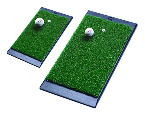 Callaway FT Launch Zone Golf Hitting Mat – Durable Rubber Backing, 1' x 2'