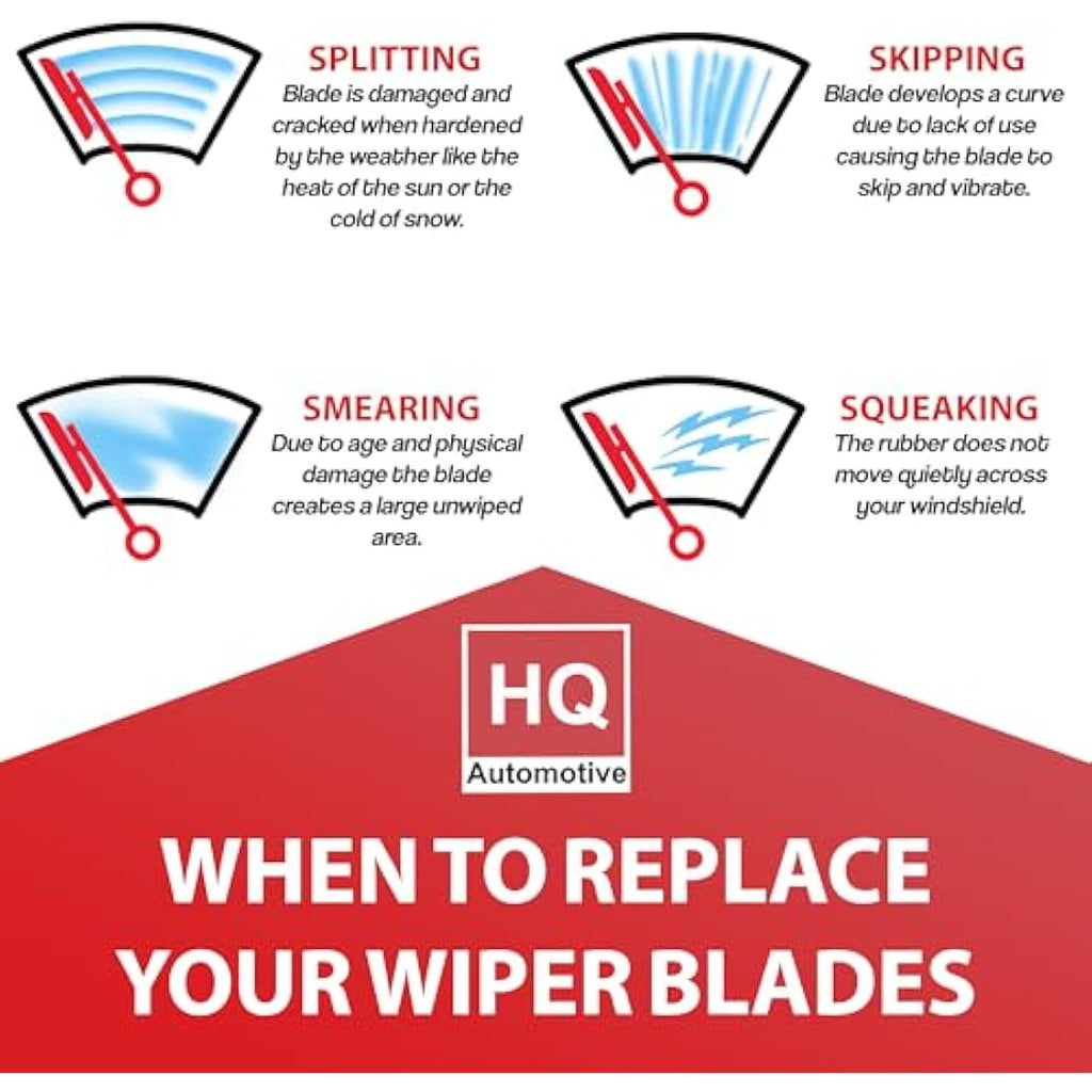 Jolof Store Front Wiper Blade Set for Mercedes W204 W212 W207 W218