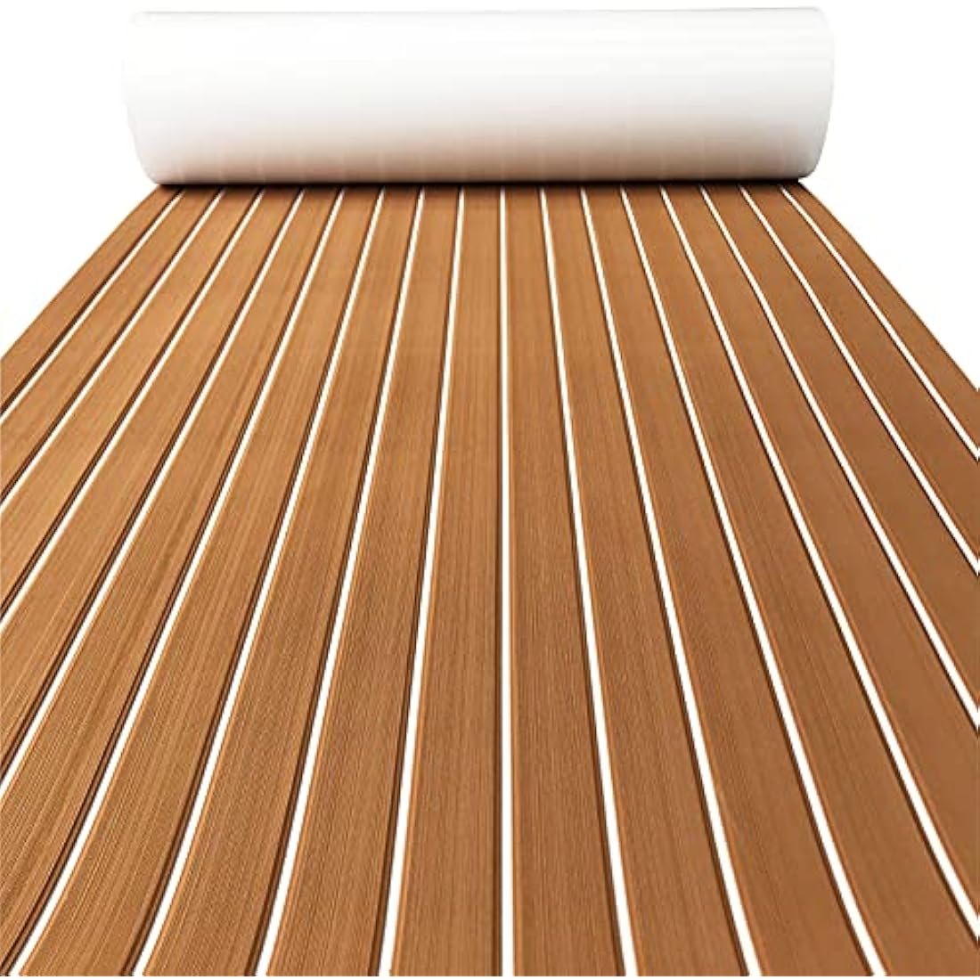 Jolof Store EVA Foam Boat Flooring – Non-Slip Faux Teak Marine Decking