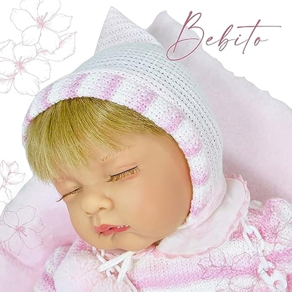 Nines Artesanals d'Onil Mi Bebito Reborn Doll – 18" Soft Body Baby
