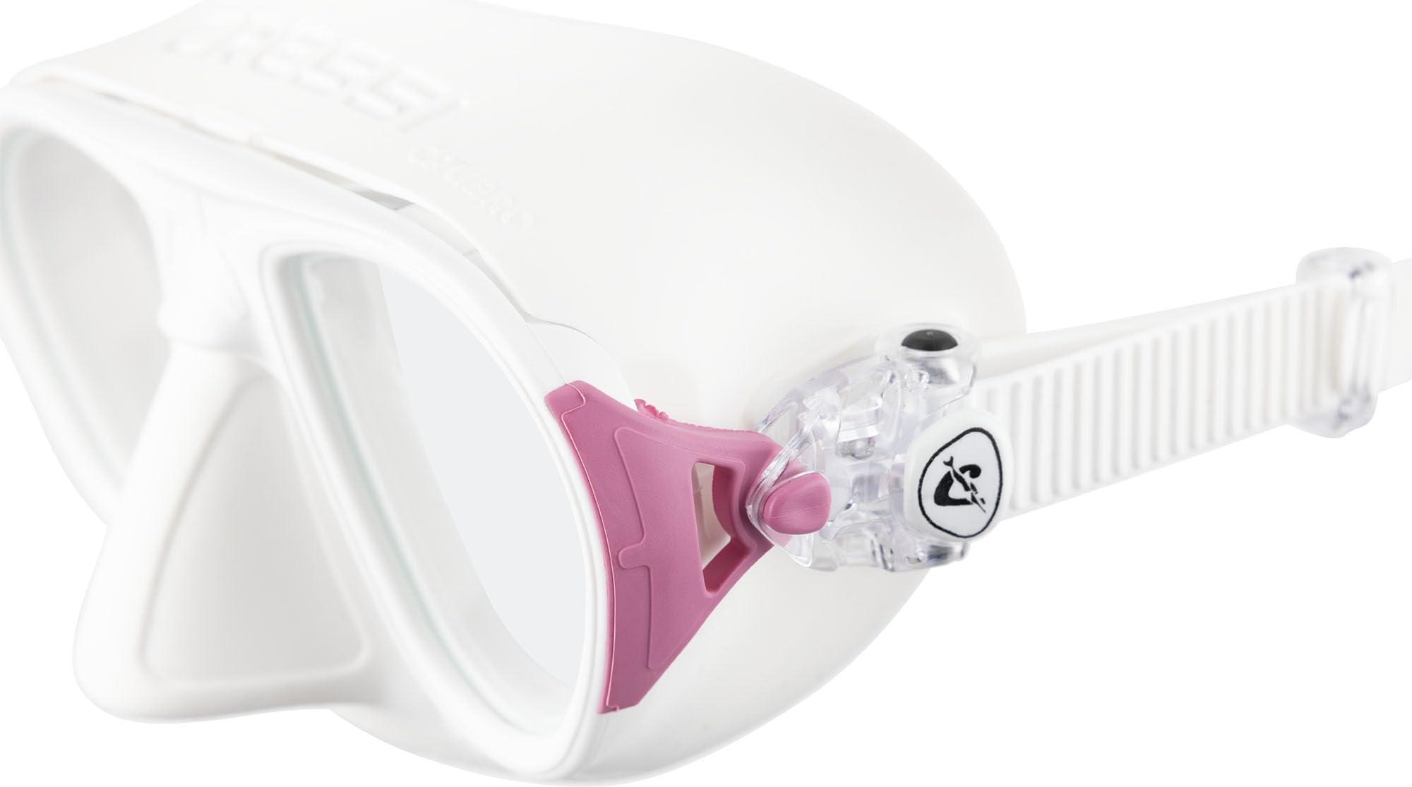 Cressi Calibro Diving Mask – Low Volume Anti-Fog Freediving Mask, White