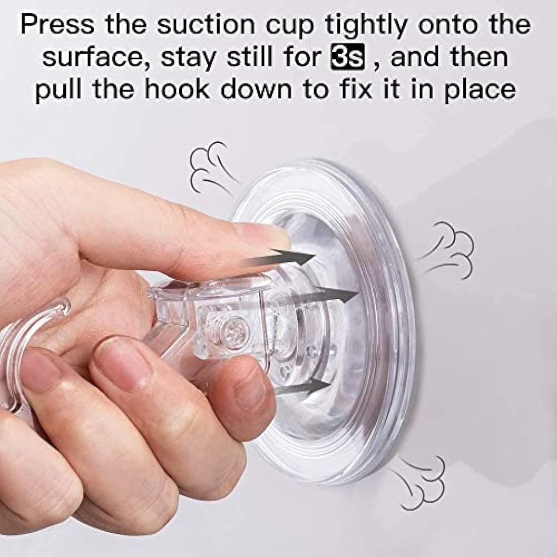 Elegear Heavy Duty Suction Hooks | Reusable Vacuum Sucker for Shower, 2 Pack