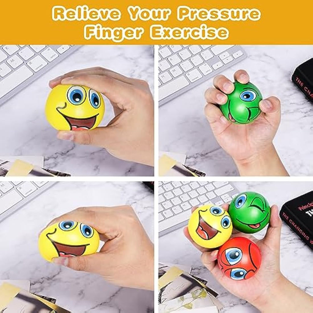 12pcs Squeeze Stress Balls | PU Sensory Fidget Toys