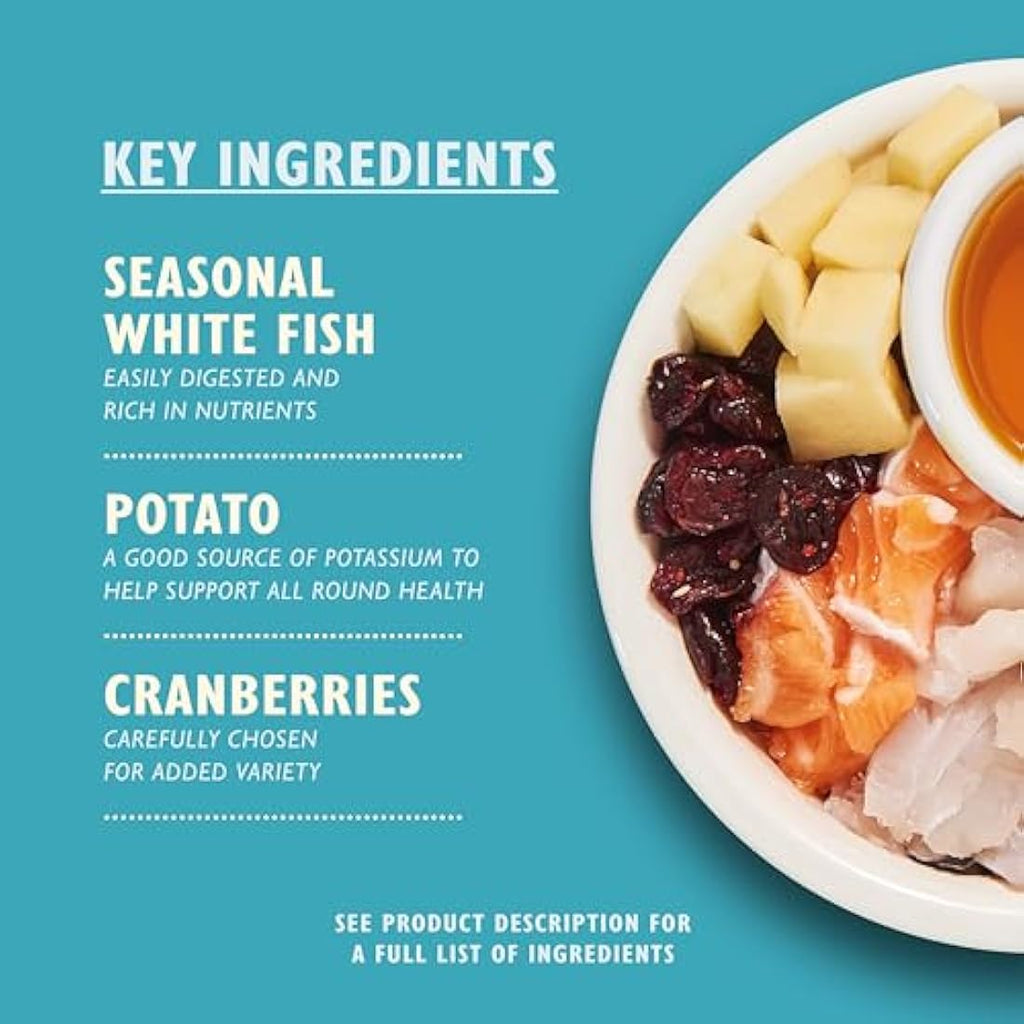 Lily's Kitchen Grain-Free White Fish & Salmon Dry Cat Food - 4 x 800g