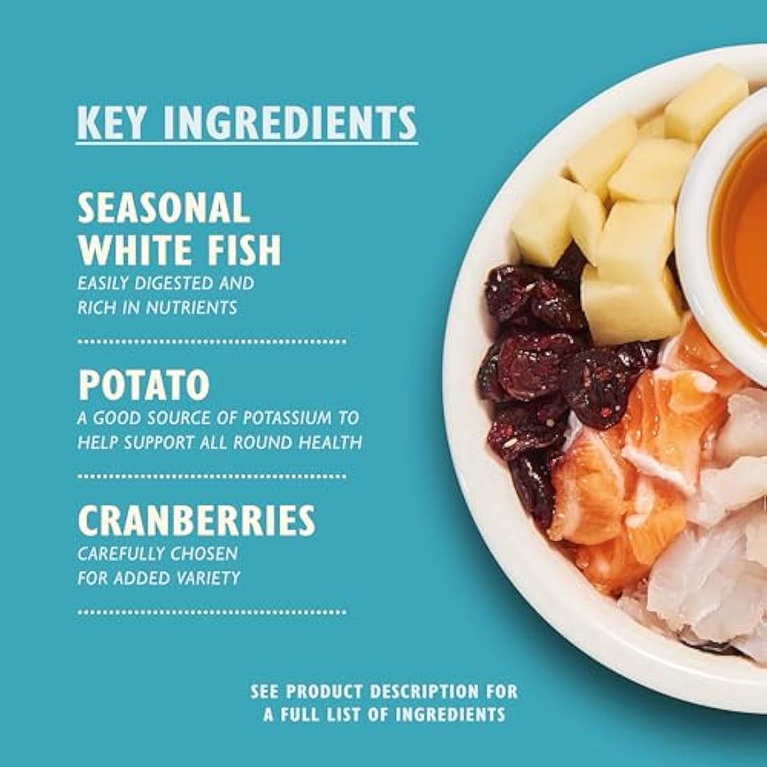 Lily's Kitchen Grain-Free White Fish & Salmon Dry Cat Food - 4 x 800g