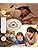 Cloud LED Ceiling Light – 26W Dimmable Wood Lamp with Remote