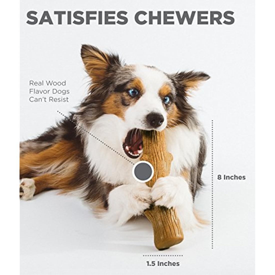 Petstages Dogwood Durable Wood Alternative Dog Chew Toy - Medium Stick