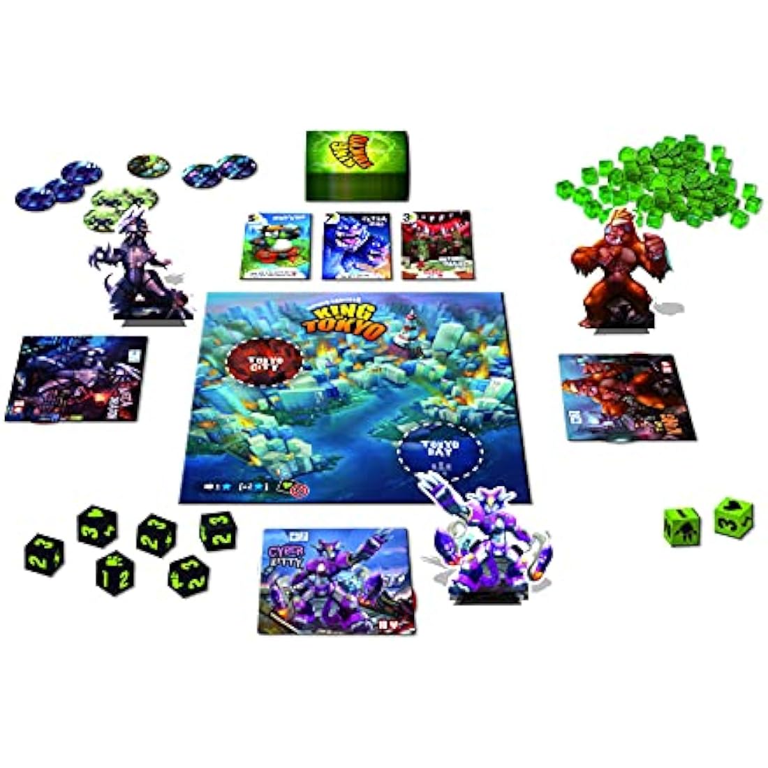 Iello King of Tokyo Board Game (2016 Edition) – Strategy Dice Game