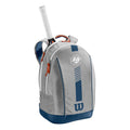 Wilson Roland Garros Youth Tennis Backpack – 2 Racket Bag, Grey