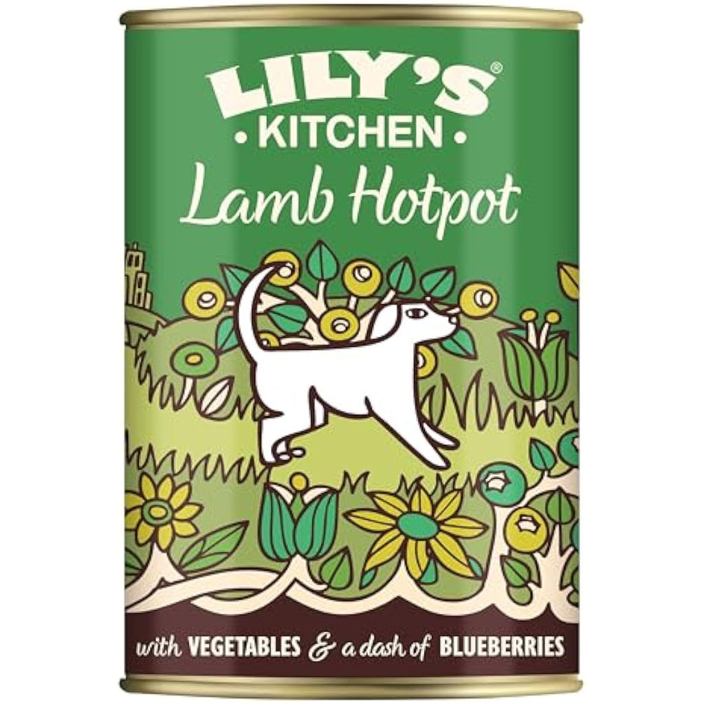Lily's Kitchen Lamb Hotpot Grain Free Wet Dog Food - 6 x 400g Tins