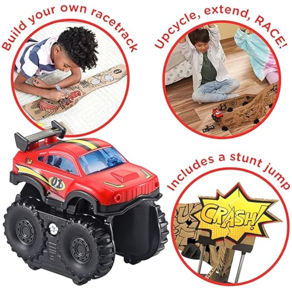 VTech Car-Board Racers Monster Truck & Track DIY Cardboard Playset