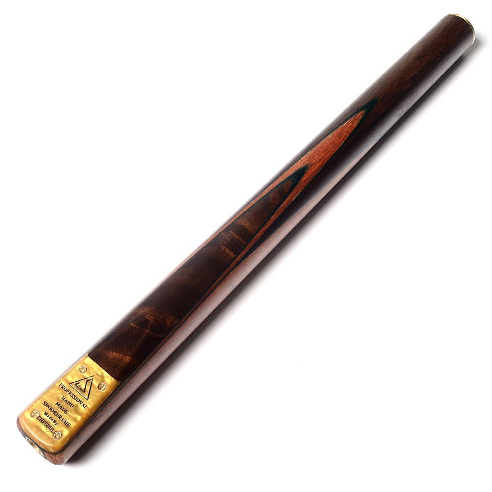 CUESOUL 57" Handcrafted 3/4 Snooker Cue - Ash Wood with Leatherette Bag