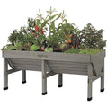 VegTrug 1.8m Medium Raised Bed Planter – Grey Ergonomic Garden Bed
