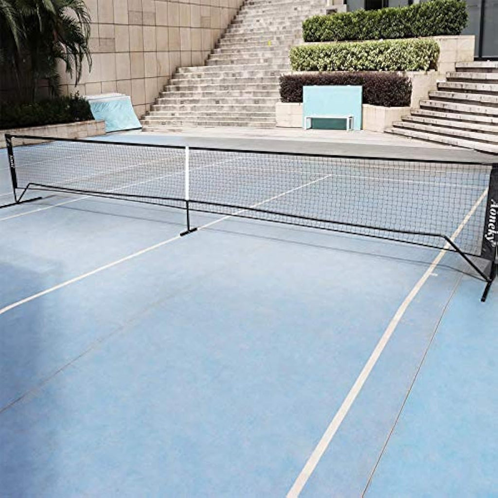 Aoneky 22x3ft Portable Pickleball Net Set with Steel Stand and Bag