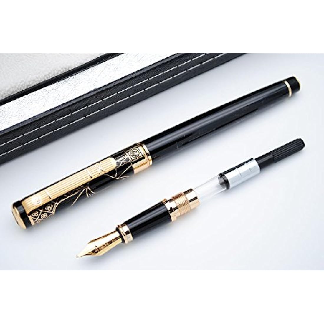 Picasso 902 Gentleman Fountain Pen – Relievo2 Medium Nib with Box