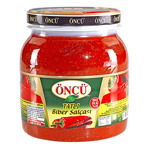 Öncü Sweet Pepper Paste – Turkish Tatlı Biber Salçası (1650g)