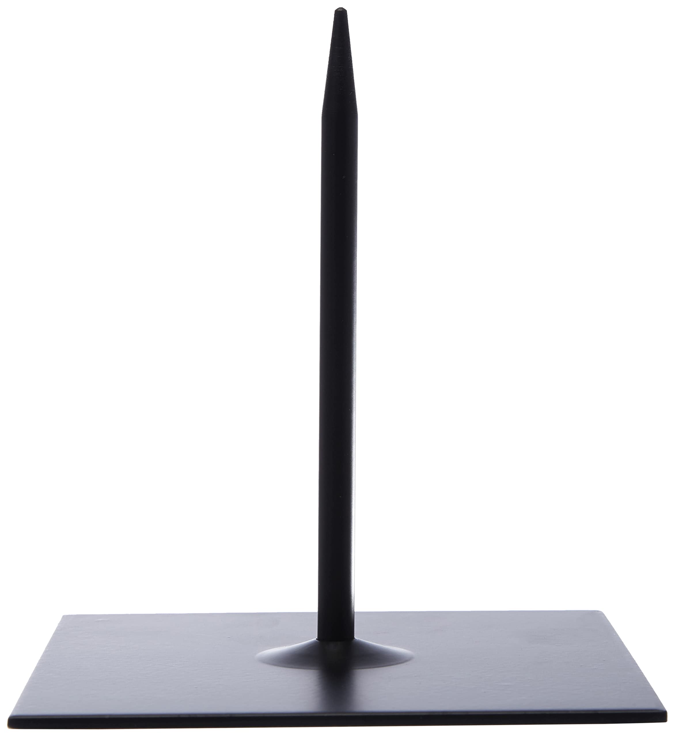 Powertex Metal Base Black - 12x12x13cm Floor Mount Sculpture Stand