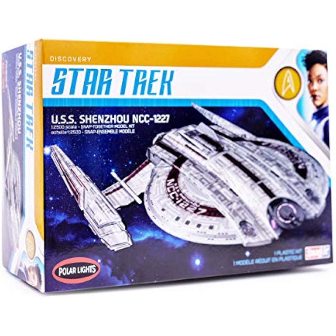 Polar Lights Star Trek USS Shenzhou NCC-1227 1/2500 Snap Model Kit