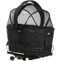 Trixie Detachable Bicycle Pet Carrier Bag - Black, 48x29x42cm