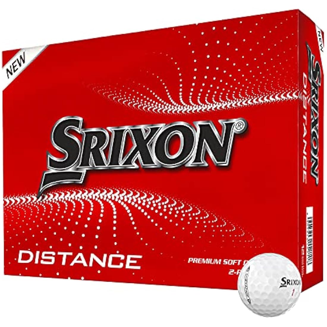 Srixon Distance Golf Balls – 12 Pack High Velocity 2-Piece White