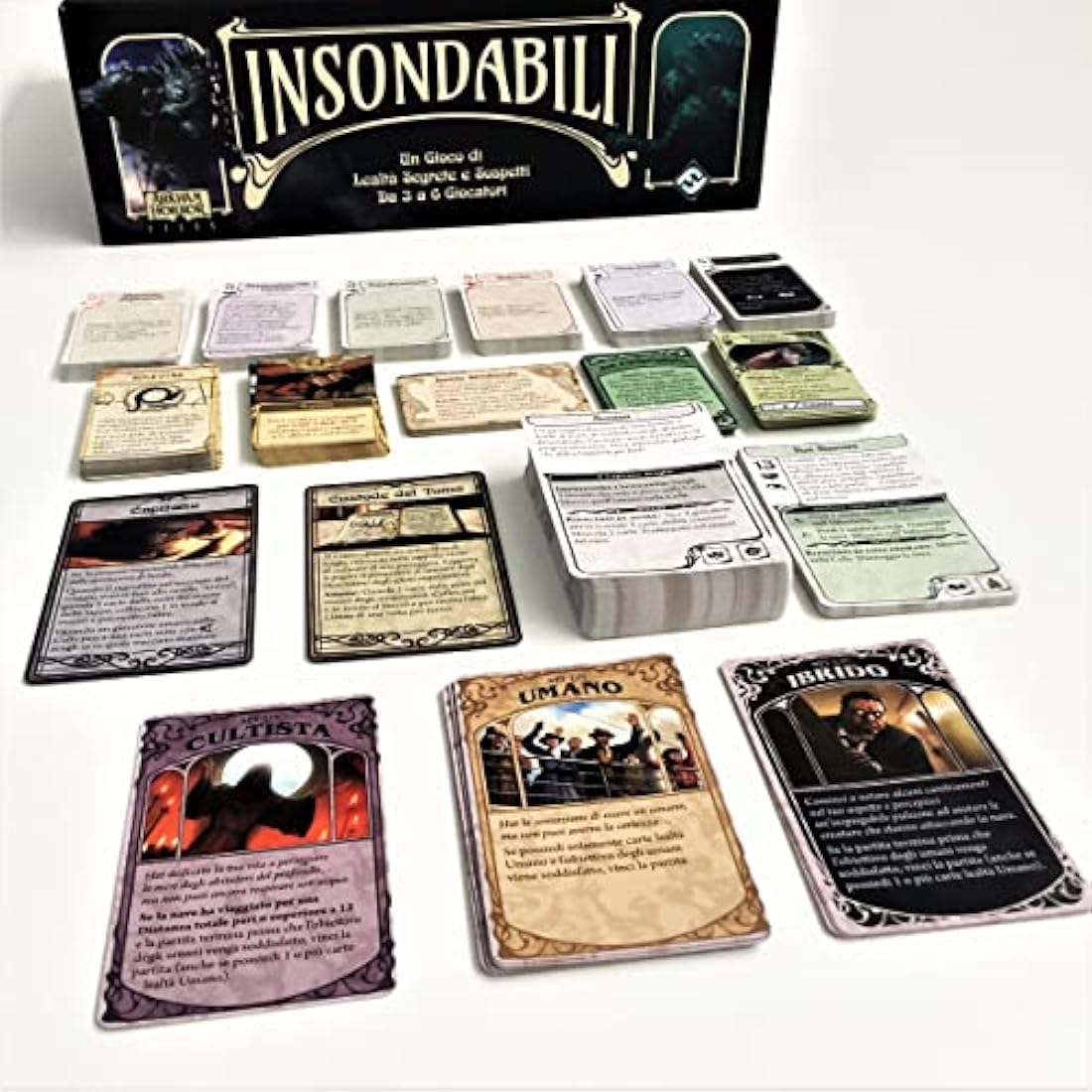 Asmodee Unfathomable Board Game | Arkham Horror Strategy | Italian