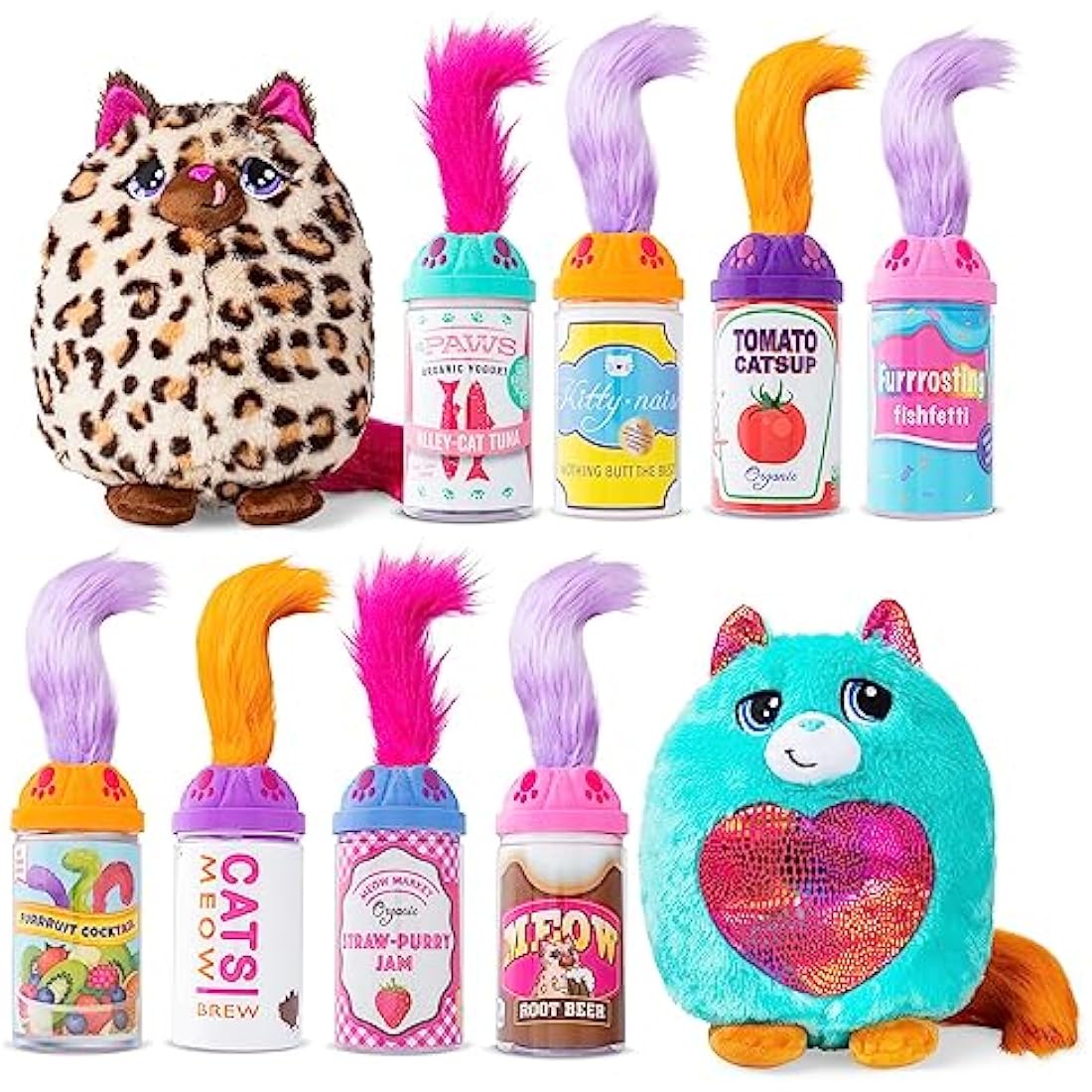 Misfittens Surprise Cat Plush – Collectible Soft Stuffed Animal Toy