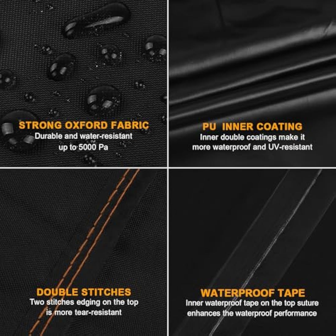 HEIMUNI Heavy Duty Garden Furniture Cover - 420D Oxford Waterproof - 250cm