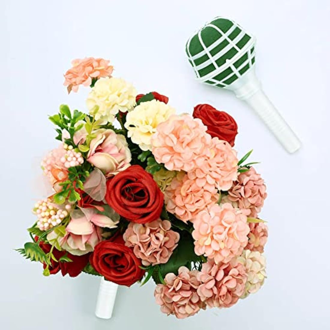 Jolof Store 6 Pack Floral Foam Bouquet Holders for DIY Wedding Flowers