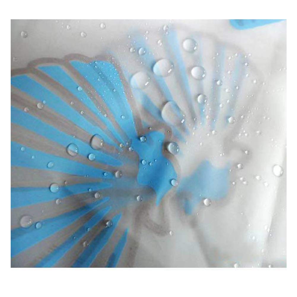 meioro Shower Curtains Ocean Theme Peva Waterproof and Mildew Resistant Bathroom Curtains Home Shower Curtain Liners with Rustproof Grommets and - image 4