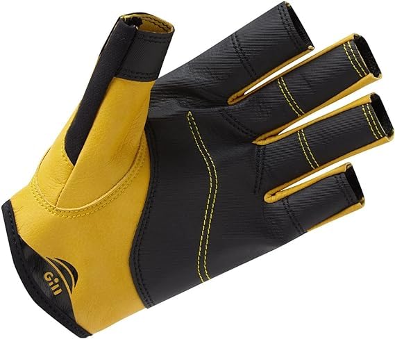 Gill Pro Short Finger Sailing Gloves – Proton-Ultra XD Grip for Kayaking