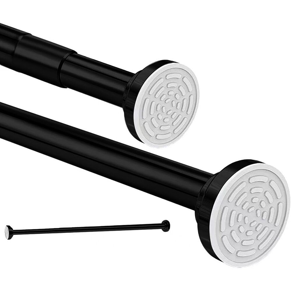 Jolof Store Tension Shower Curtain Rod – 120-290cm No Drill Stainless Steel