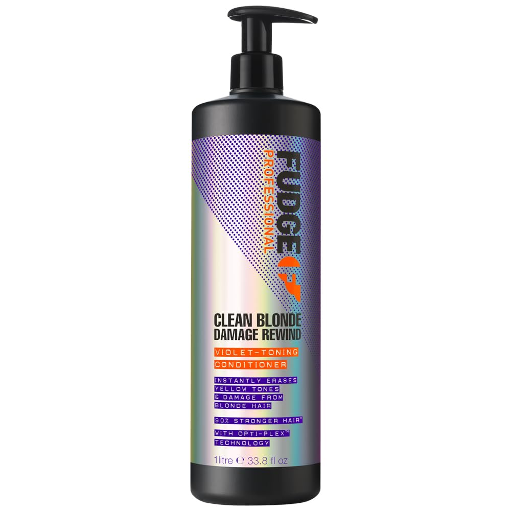 Fudge Professional Clean Blonde Damage Rewind Purple Conditioner - 1L