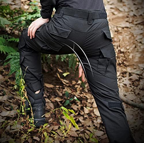 Jolof Store Men's Tactical Combat Pants – Ripstop Cargo with Knee Pads