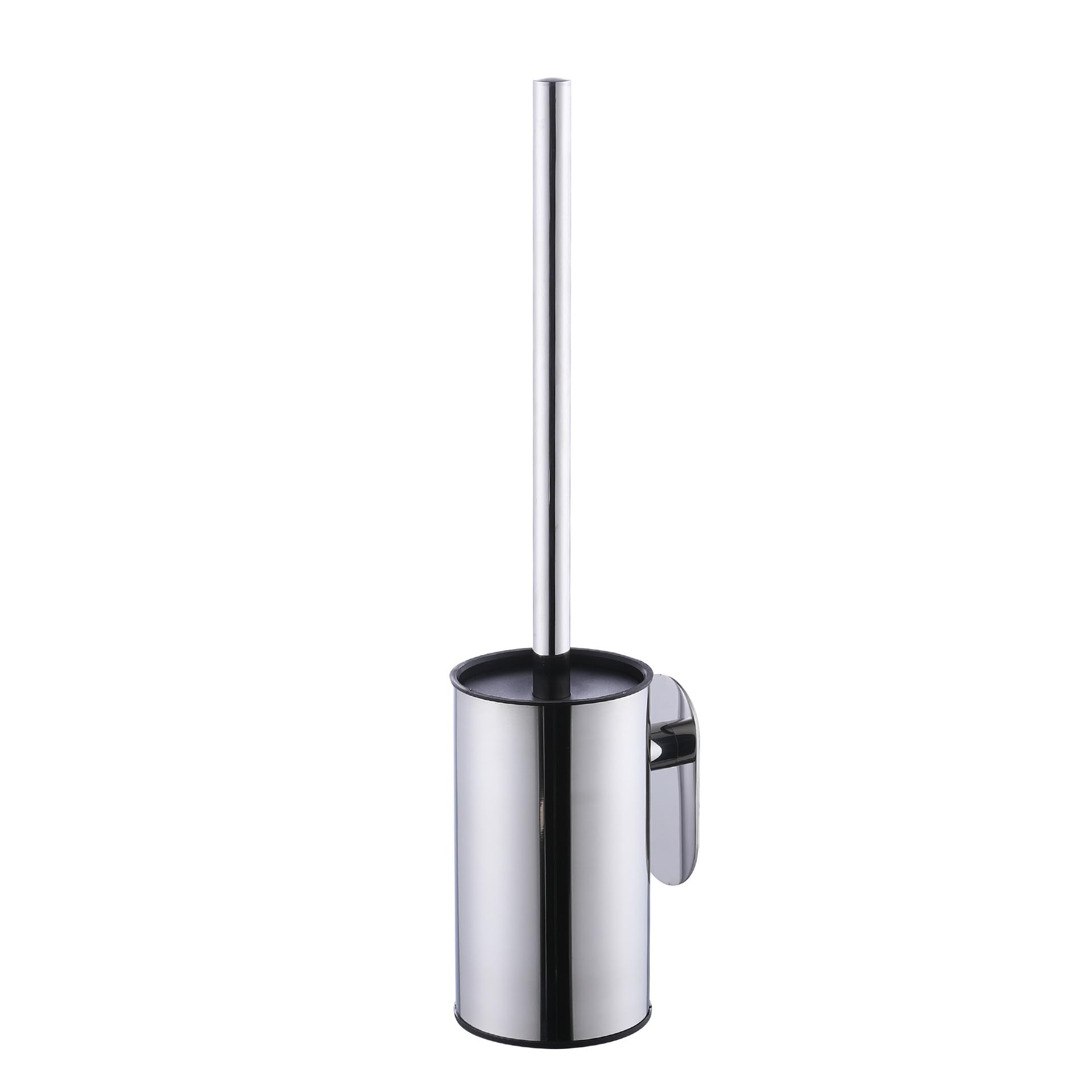 Stainless Steel Toilet Brush | Wall-Mounted No-Drill Holder
