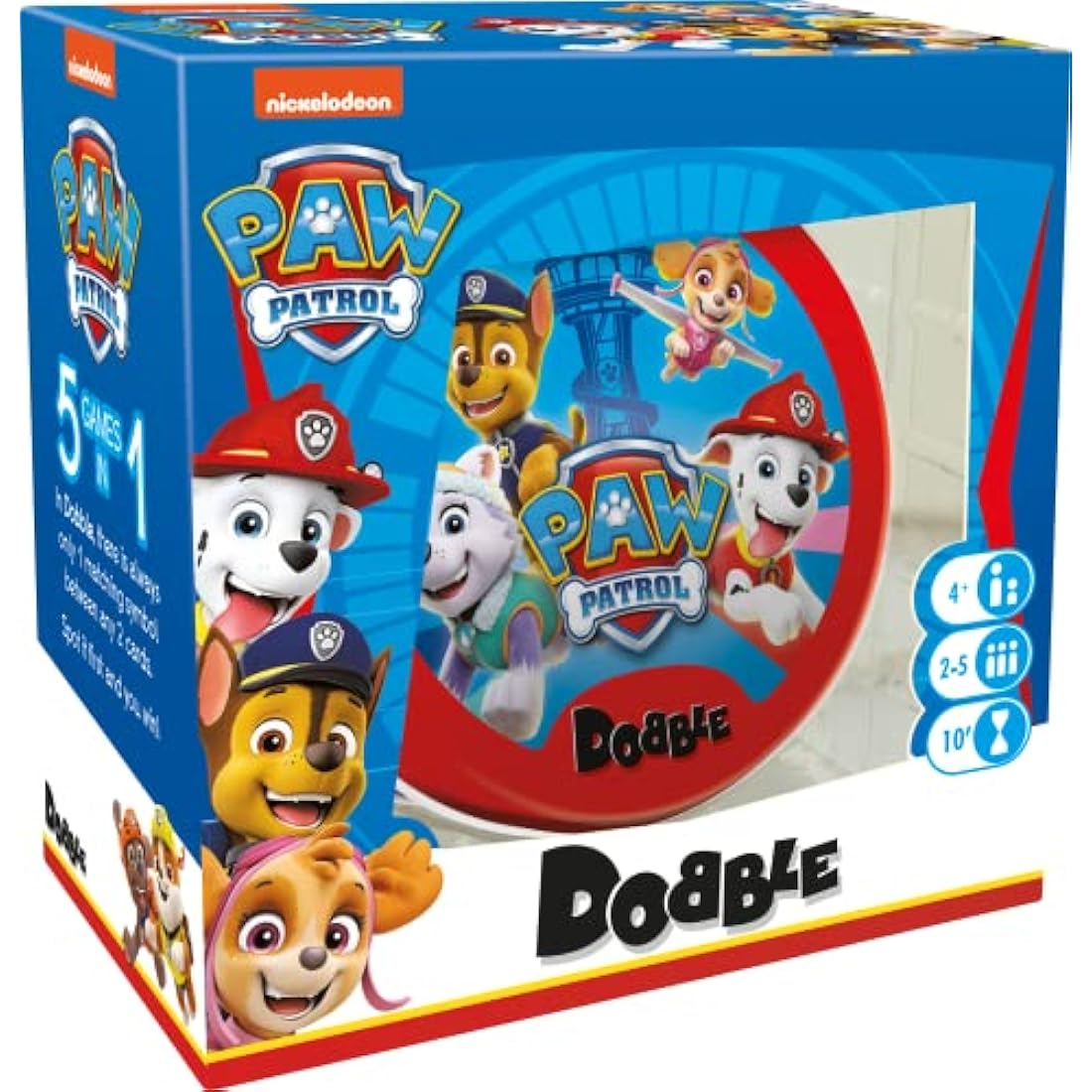 Asmodee Dobble Paw Patrol Card Game | Kids Matching Game, Ages 4+